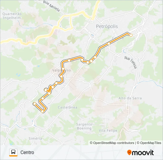 206  Line Map