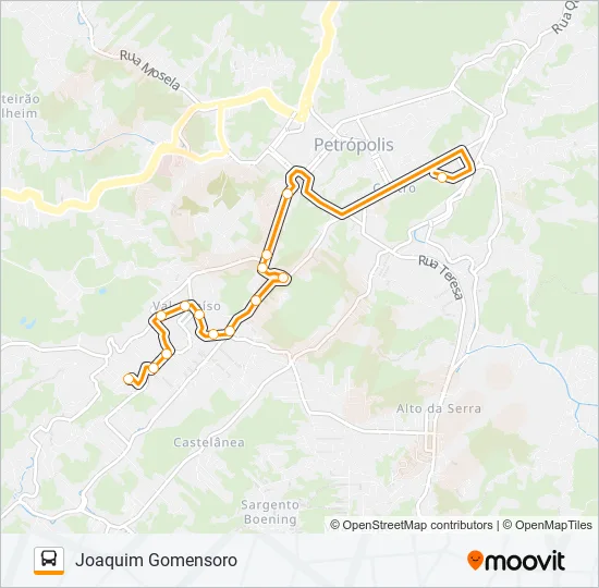 212  Line Map