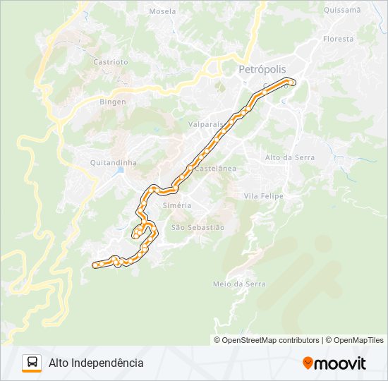 401 bus Line Map