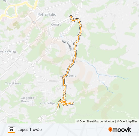 413 bus Line Map