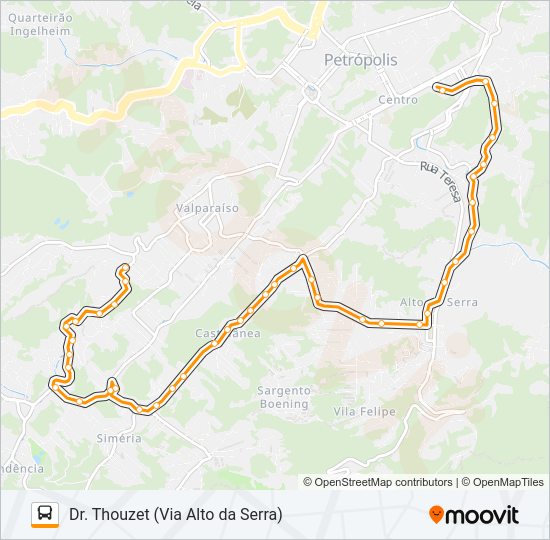 Mapa da linha 439 de 
