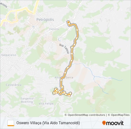 468 bus Line Map