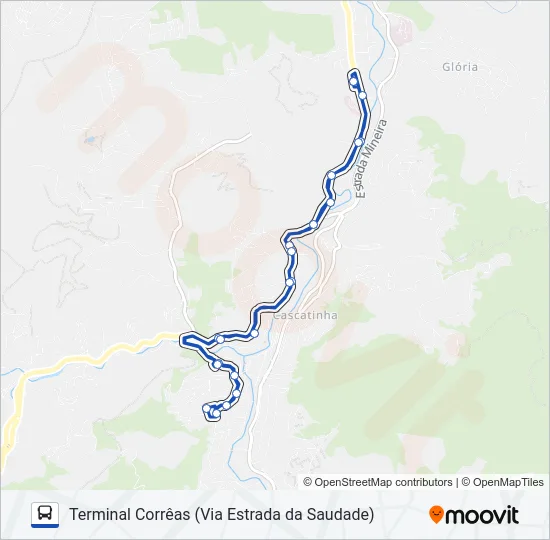 500 Bus Line Map