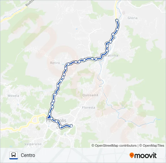600 Bus Line Map