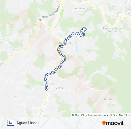603 Bus Line Map