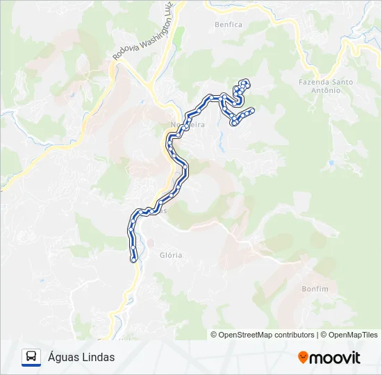 603 Bus Line Map