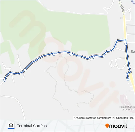 607 Bus Line Map