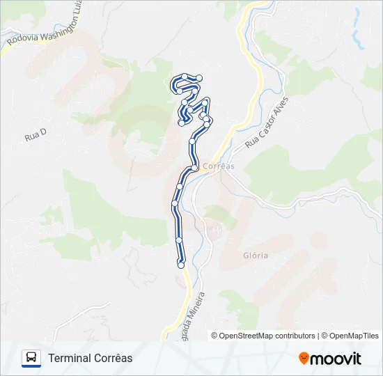 609 Bus Line Map