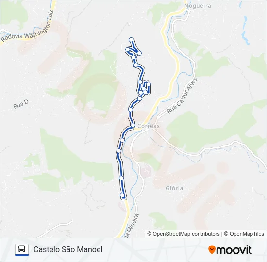 609 Bus Line Map