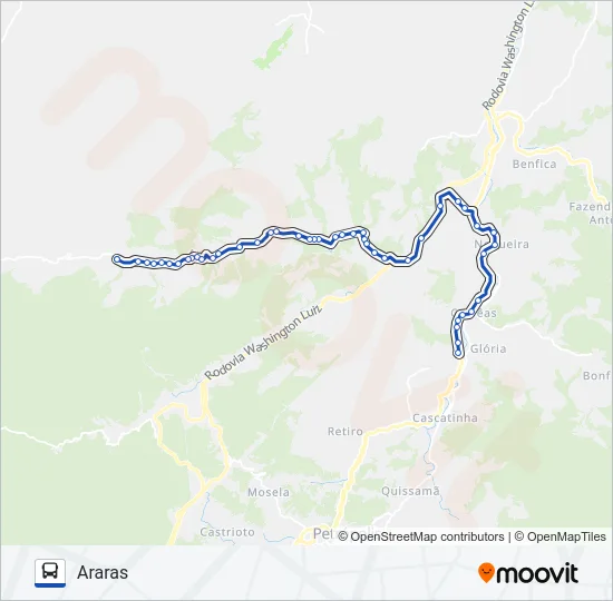 610 Bus Line Map