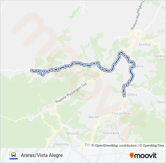 610 Bus Line Map