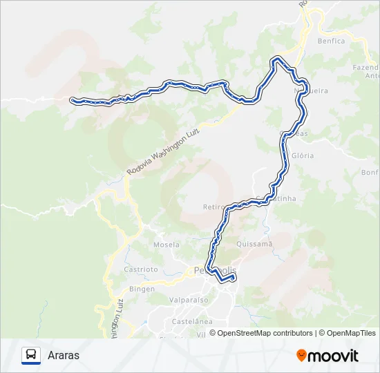 699 Bus Line Map