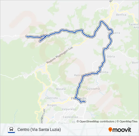 699 Bus Line Map
