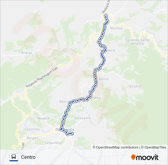 700 Bus Line Map