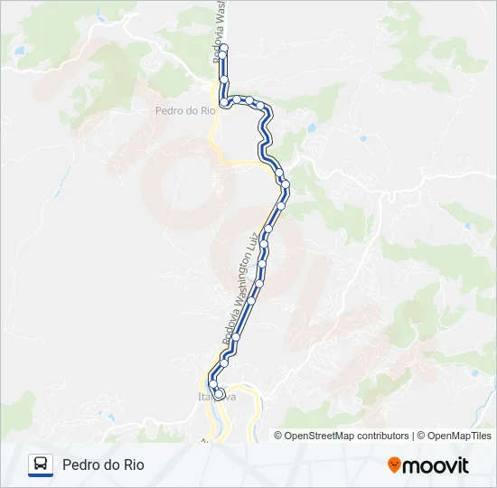 701 Bus Line Map