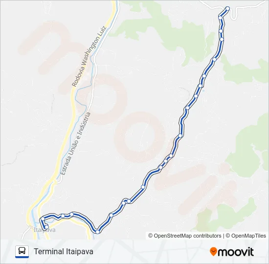 703 Bus Line Map