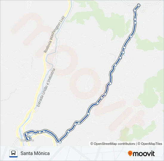 703 Bus Line Map
