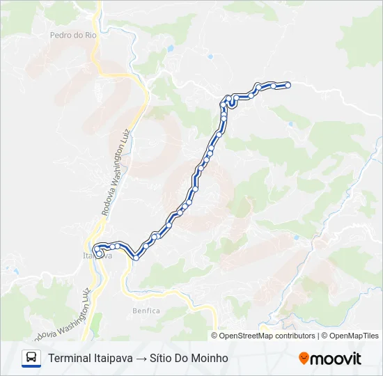 703 Bus Line Map