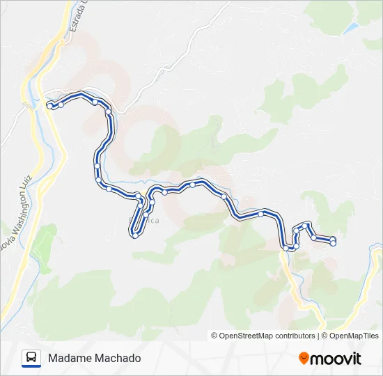 704 Bus Line Map