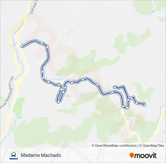 704 Bus Line Map