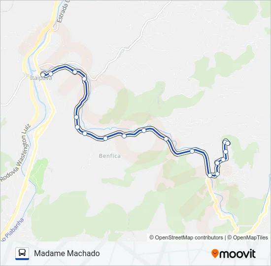 704 Bus Line Map