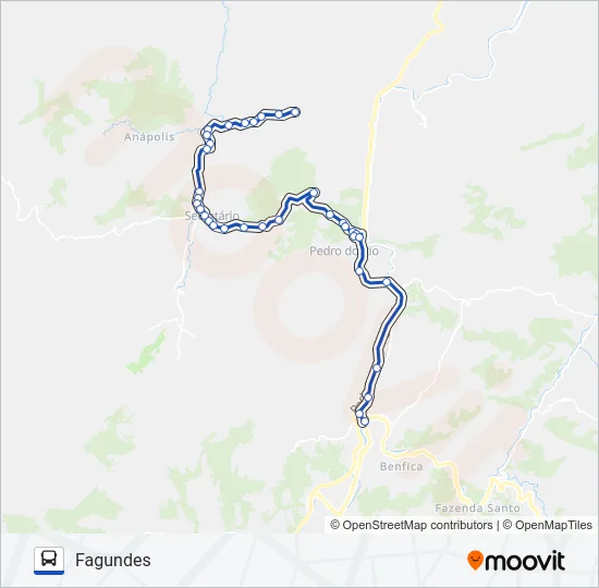 707 Bus Line Map