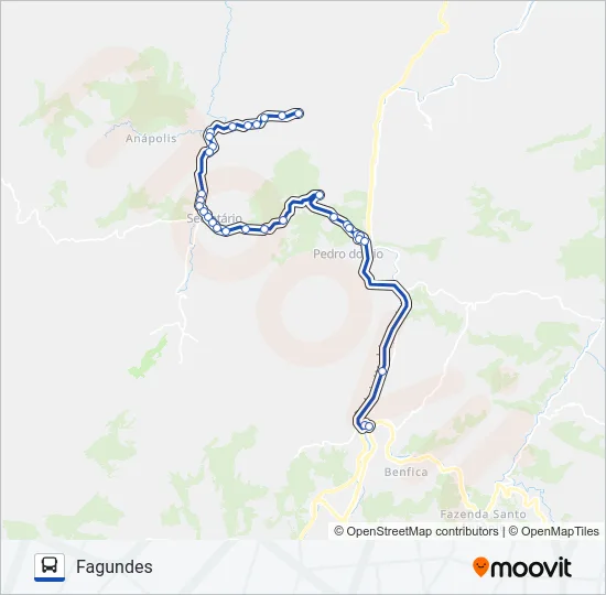 707 Bus Line Map