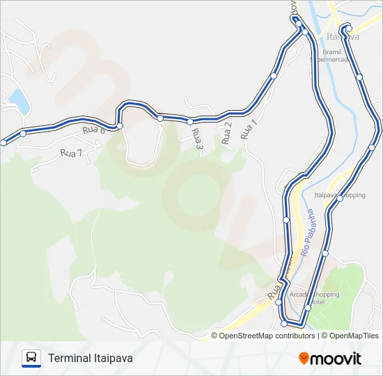 709 Bus Line Map