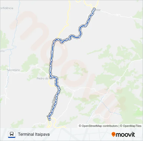 711 Bus Line Map