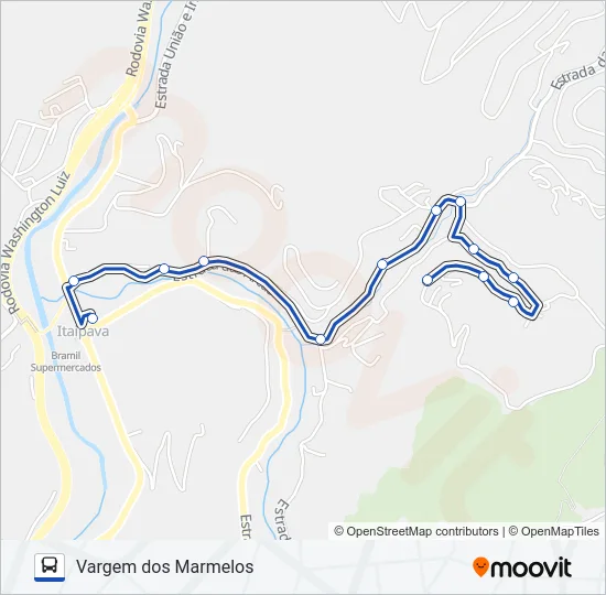 716 Bus Line Map