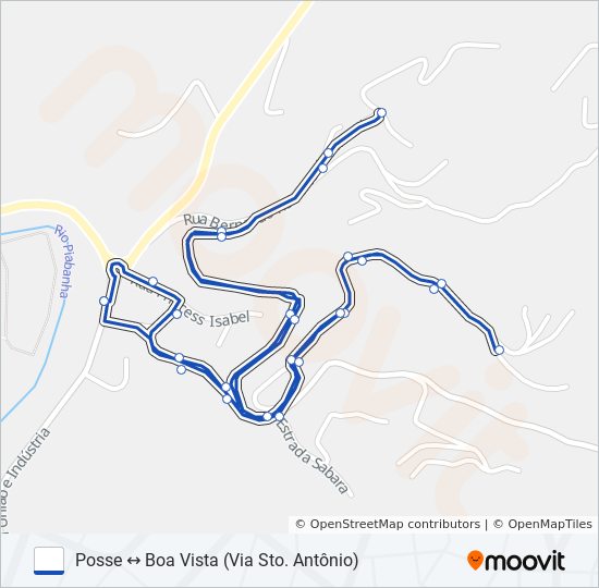 717 bus Line Map