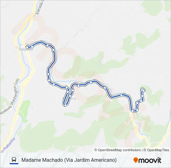 719 Bus Line Map