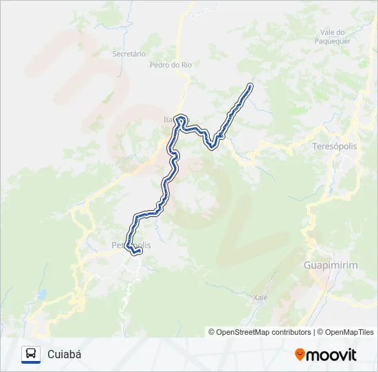 720 Bus Line Map