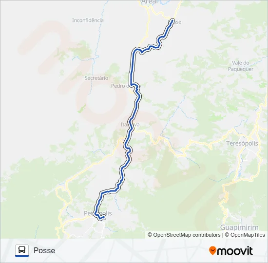 721 Bus Line Map