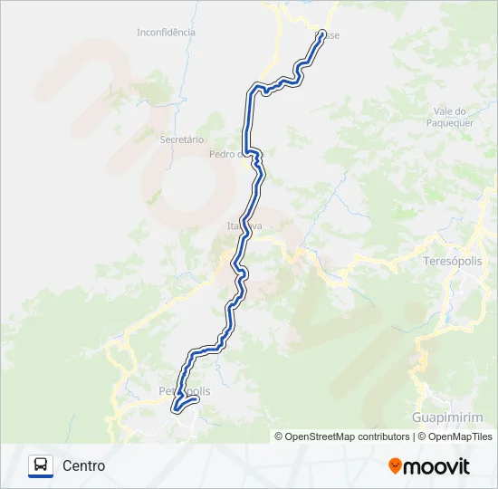 721 Bus Line Map