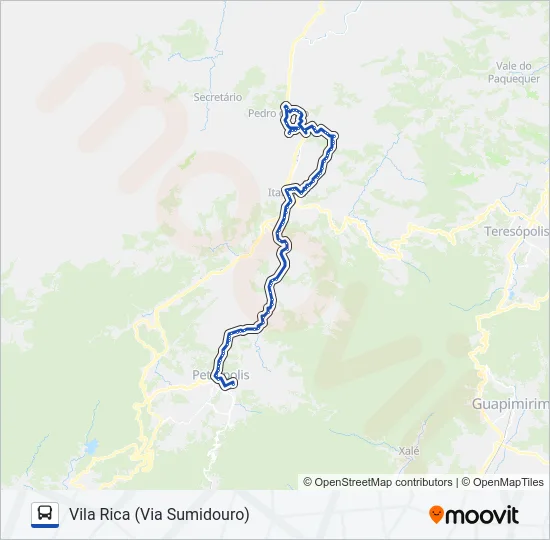 722 Bus Line Map