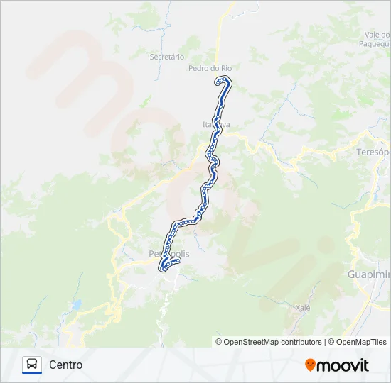 722 Bus Line Map