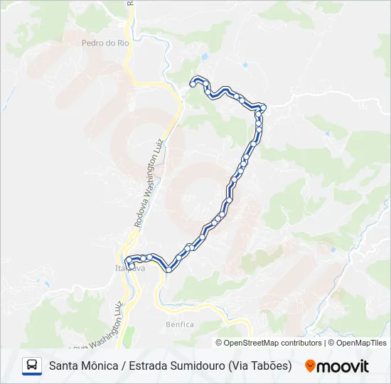 723 Bus Line Map