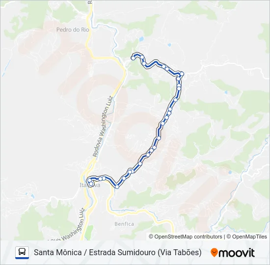 723 Bus Line Map