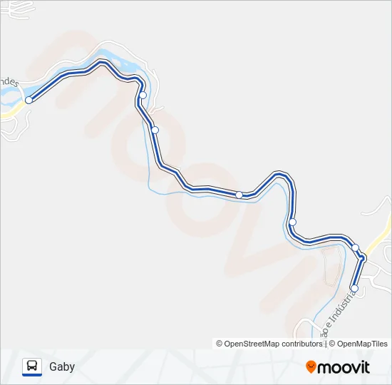 725 Bus Line Map