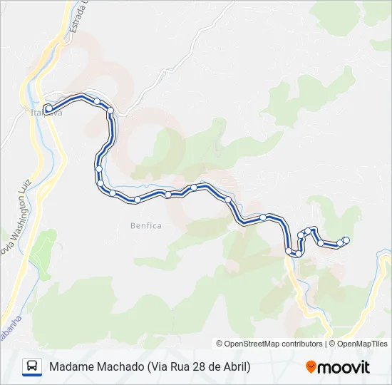 726 Bus Line Map