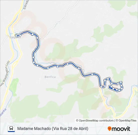 726 Bus Line Map