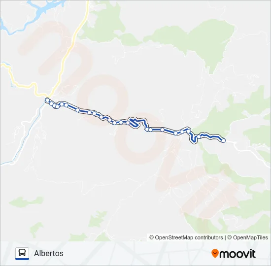 729 Bus Line Map