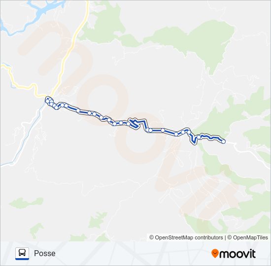 729 bus Line Map