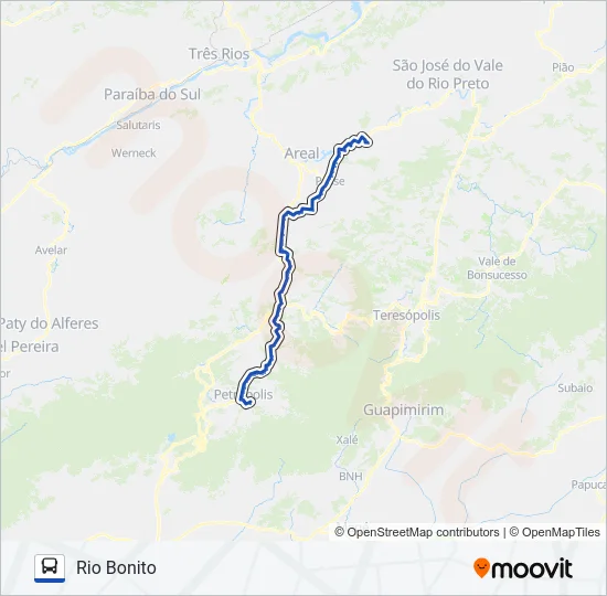 74 (EXECUTIVO) Bus Line Map