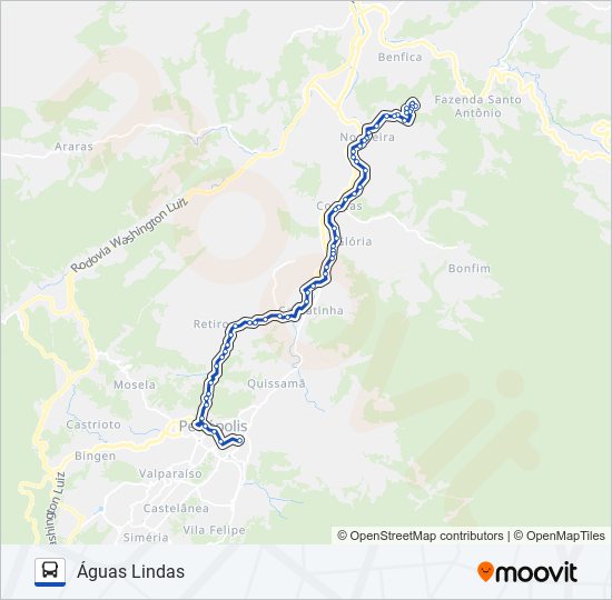 672 (EXECUTIVO) bus Line Map