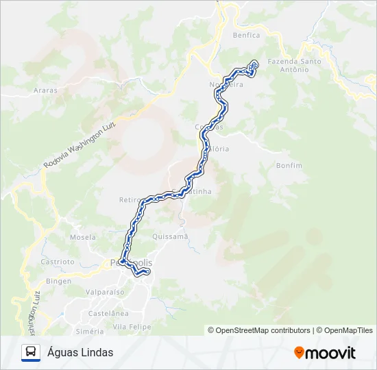 672 (EXECUTIVO) Bus Line Map