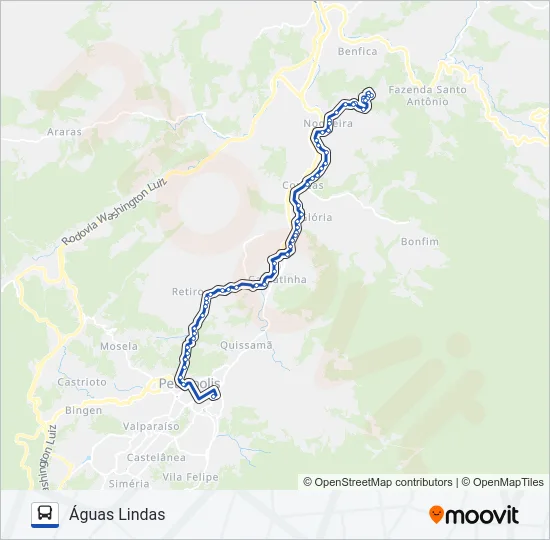 672 (EXECUTIVO) Bus Line Map