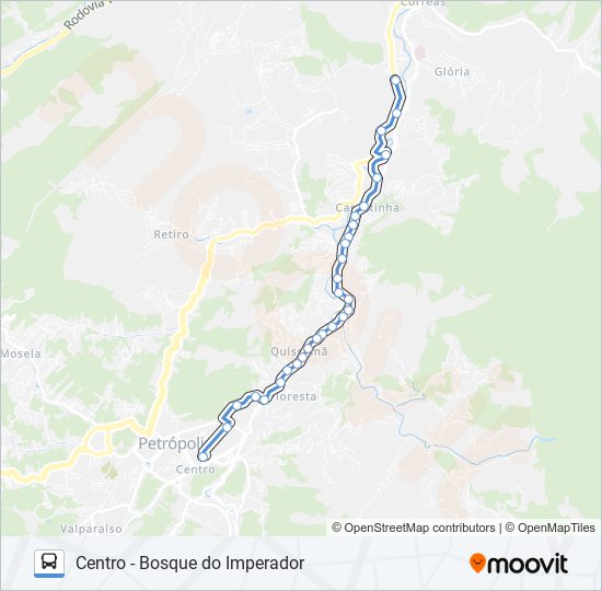 Mapa de 300 de autobús