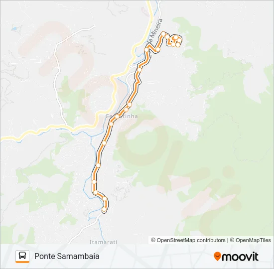 307 Bus Line Map